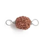 Round Natural Wood Connector Charms