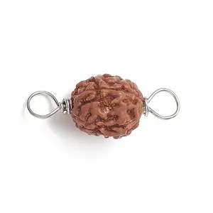 Round Natural Wood Connector Charms
