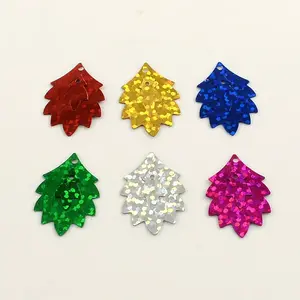 Ornament Accessories Leaf Plastic Paillette Beads