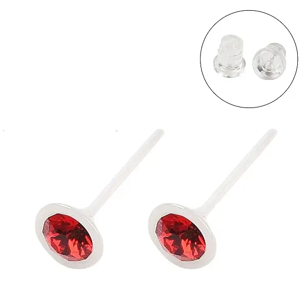 Hypoallergenic Bioceramics Zirconia Ceramic Stud Earrings