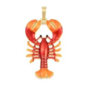 Brass Enamel Pendants