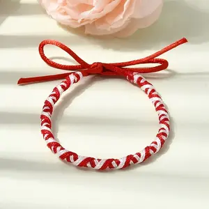 Adjustable Polyester Cord Braided Friendship Bracelets