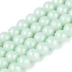 Baking Paint Glass Pearl Beads Strands