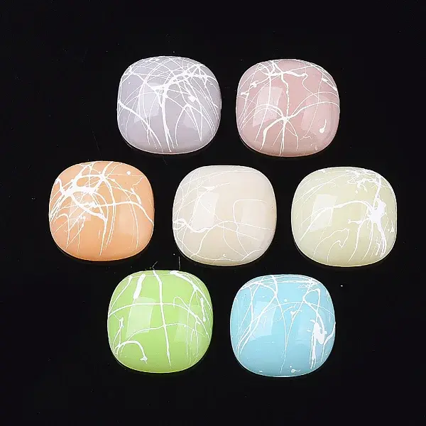 Drawbench Style Acrylic Cabochons