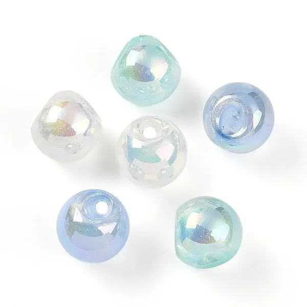 Transparent UV Plating Acrylic Beads