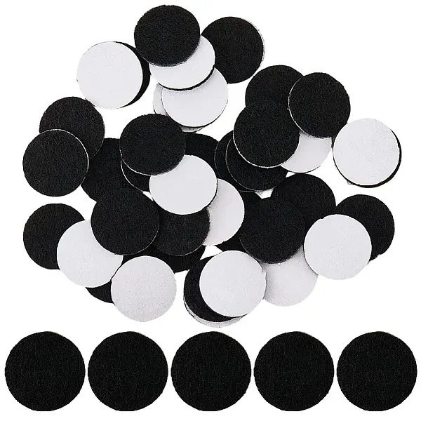 150Pcs Self-adhesive Felt Round Sheet
