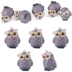 5Pcs Opaque Resin Pendants