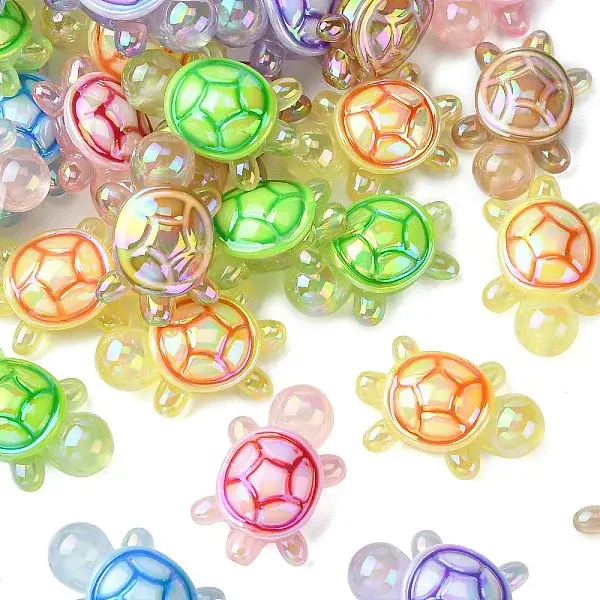 UV Plating Opaque Acrylic Beads