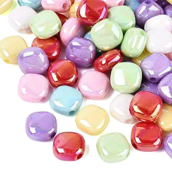 UV Plating Opaque Acrylic Beads