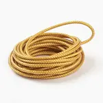 Braided Leather Cord with Core