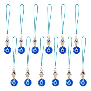 12Pcs Transparent Glass Pendant Decorations