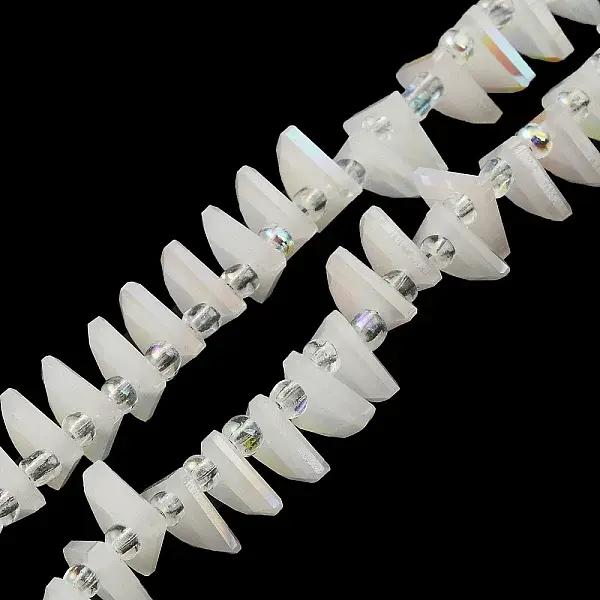 Electroplate Glass Beads Strands