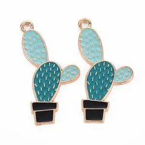 Rack Plating Alloy Enamel Pendants