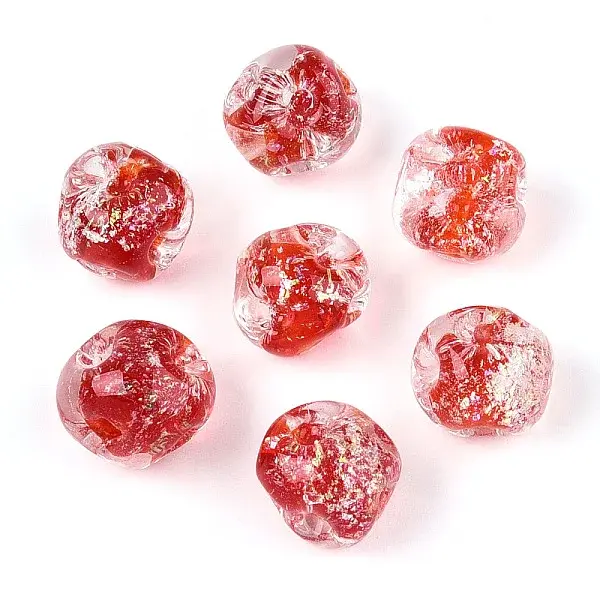 Handmade Foil Lampwork Beads