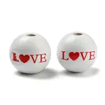 Printed Wood Beads