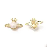 Brass Micro Pave Cubic Zirconia Pendants