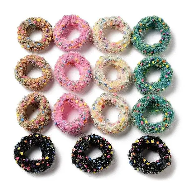 Colorful Dotted Nylon Elastic Hair Ties