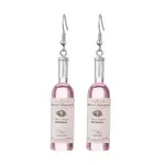 Wine Bottle Resin Dangle Earrings