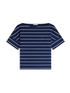 TOMMY HILFIGER Tričko 'CODY'  námornícka modrá / biela