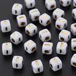 Opaque White Acrylic Beads
