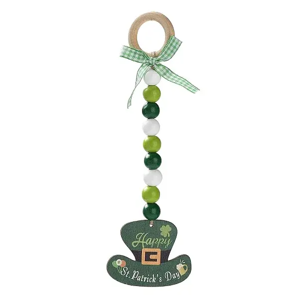 Saint Patrick's Day Wood Pendant Decoration