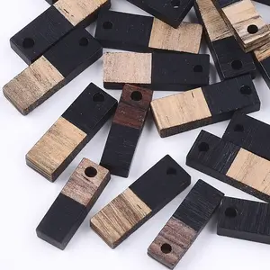 Resin & Walnut Wood Pendants