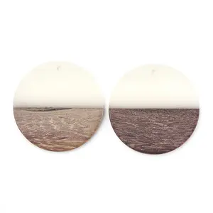 Resin & Walnut Wood Pendants