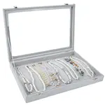 Wood Coverd with Velvet Necklaces Display Cases
