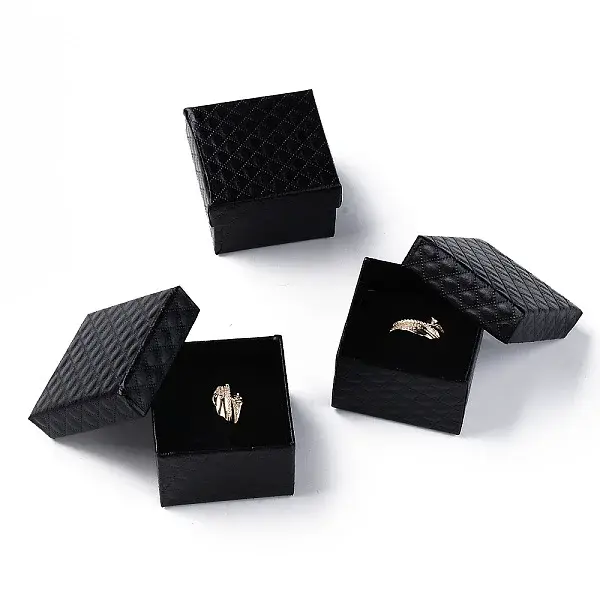Square Cardboard Ring Boxes