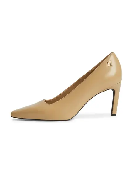 TOMMY HILFIGER Lodičky 'TH Monogram High Heels'  farba ťavej srsti