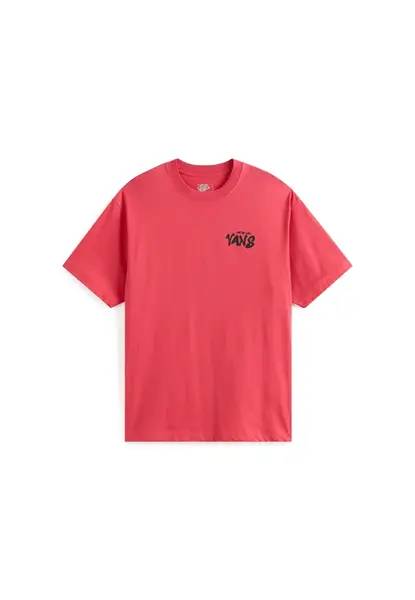 VANS Tričko  svetločervená / čierna / biela