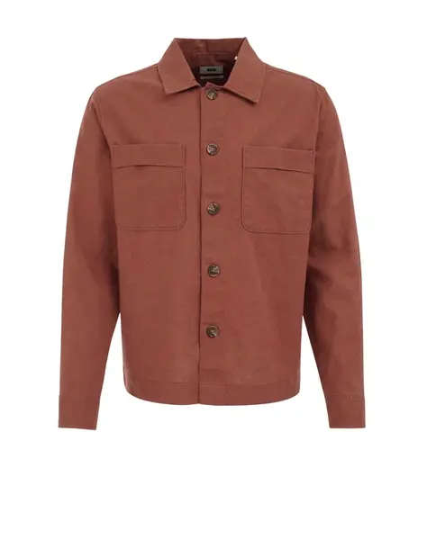 WE Fashion Košeľa  hrdzavohnedá