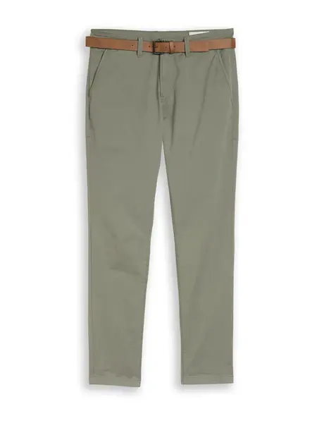 TOM TAILOR DENIM Chino nohavice  olivová