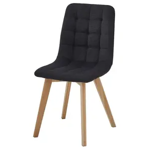 Jedálenská stolička Autronic čierna látka CT-291 BK2