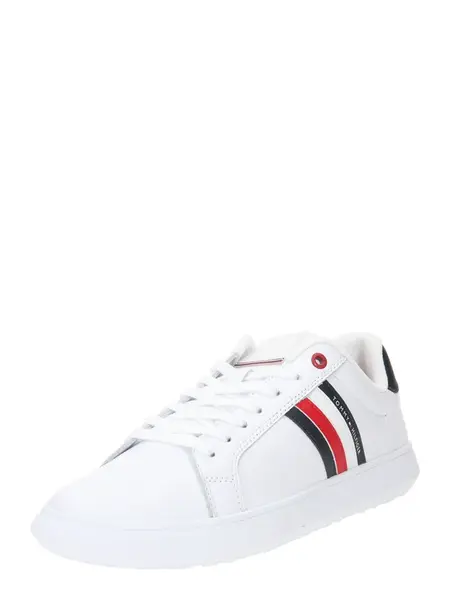 TOMMY HILFIGER Nízke tenisky 'Essential'  červená / čierna / biela