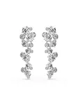 Swarovski Náušnice 'Constella'  strieborná / priehľadná