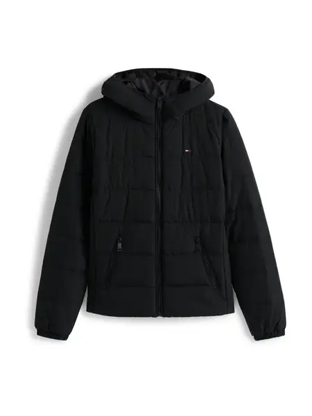Tommy Jeans Prechodná bunda  čierna