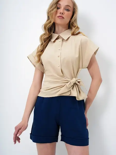 Trend Alaçatı Stili Blúzka  béžová