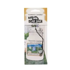 Yankee Candle Papírová visačka do auta Clean Cotton 1 ks