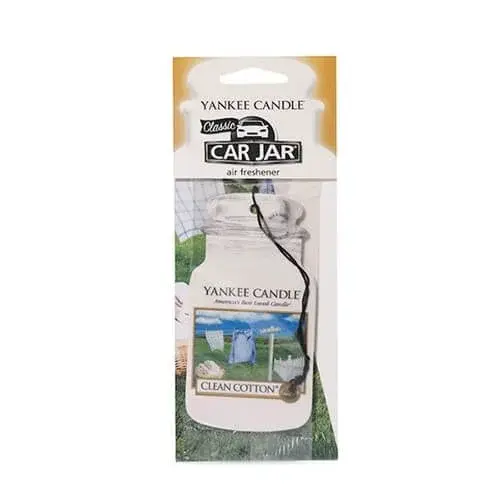 Yankee Candle Papírová visačka do auta Clean Cotton 1 ks
