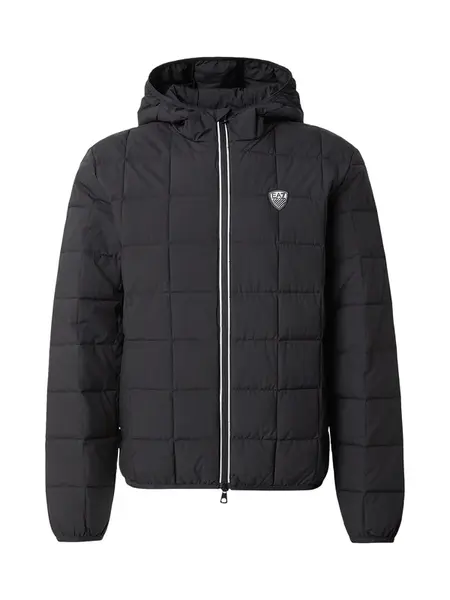 EA7 Emporio Armani Prechodná bunda  čierna / biela