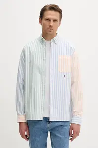 Tommy Jeans košile pánská bavlněná