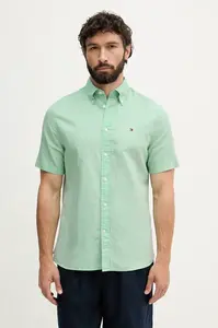 Tommy Hilfiger  košile pánská se lnem
