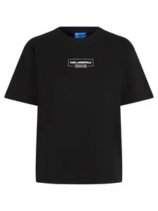 KARL LAGERFELD JEANS Tričko  čierna / biela