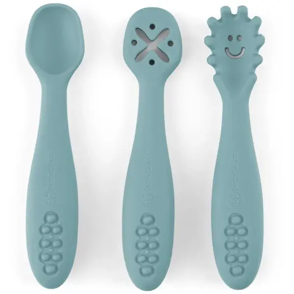 Petite&Mars Take&Match 6m+ lžička pro děti Frosted Sky 3 ks