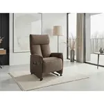 Sit & More RELAXAČNÍ KŘESLO, textil, hnědá