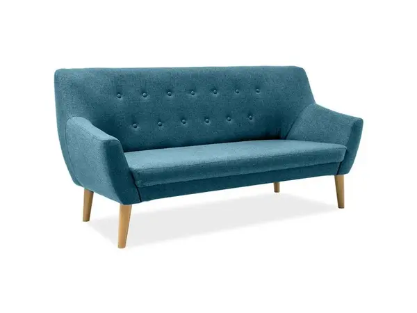 Petrolejová 3místná pohovka AMBER