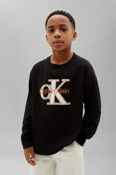 Calvin Klein Jeans mikina detská bavlnená