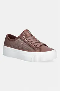 Calvin Klein  VULC FLATF LACEUP STRIPED NYL sneakers boty dámské