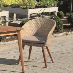 Acamp SADA ZAHR. KŘESEL 4 ks, dřevo, kov, plast, textil